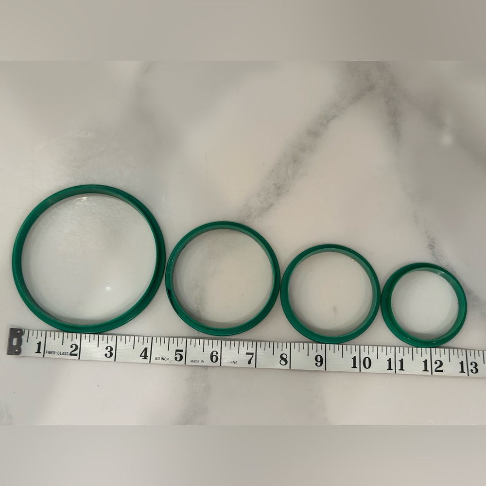 Set of Green Circular Cutters